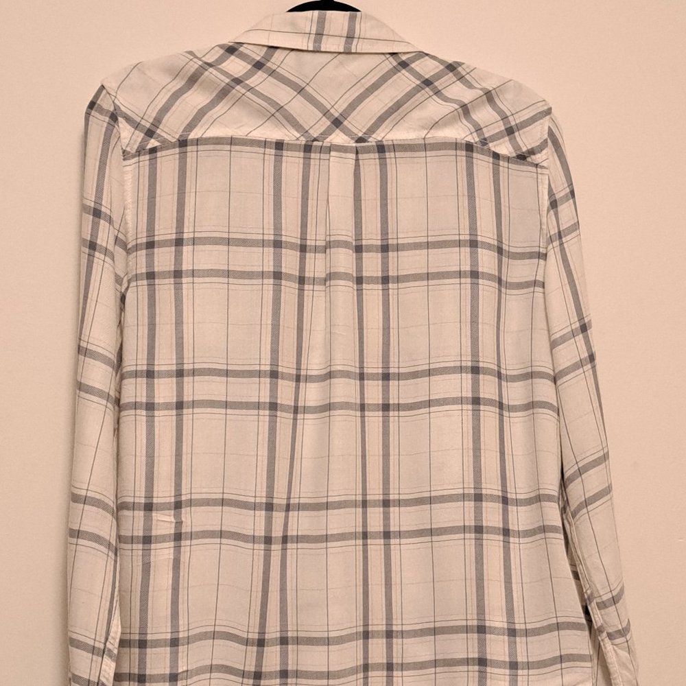 Paige Button Up Striped Pattern Blouse Size Mediu… - image 6